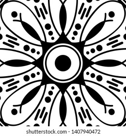 Ethnic Mandala Ornament. Islam, Arabic, Pakistan, Moroccan, Turkish, Indian, Spain motifs.