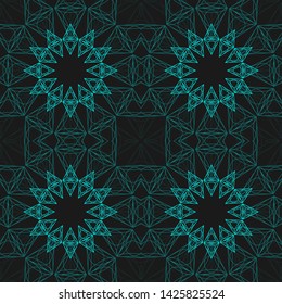 Ethnic Mandala ornament. Raster Henna tattoo style. Indian floral paisley medallion pattern. Can be used for textile, greeting card, coloring book, phone case print.