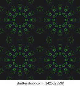 Ethnic Mandala ornament. Raster Henna tattoo style. Indian floral paisley medallion pattern. Can be used for textile, greeting card, coloring book, phone case print.