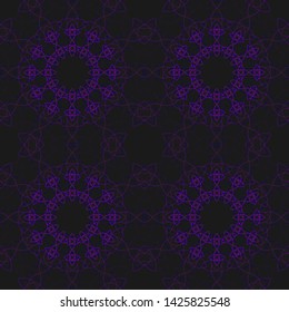 Ethnic Mandala ornament. Raster Henna tattoo style. Indian floral paisley medallion pattern. Can be used for textile, greeting card, coloring book, phone case print.