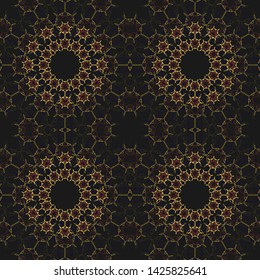 Ethnic Mandala ornament. Raster Henna tattoo style. Indian floral paisley medallion pattern. Can be used for textile, greeting card, coloring book, phone case print.