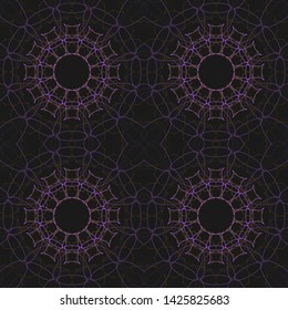 Ethnic Mandala ornament. Raster Henna tattoo style. Indian floral paisley medallion pattern. Can be used for textile, greeting card, coloring book, phone case print.