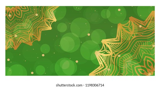 Ethnic Mandala ornament. Templates with mandalas. Vector illustration for congratulation or invitation Diwali festival greeting card