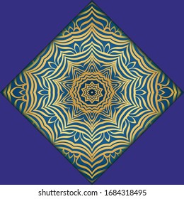 Ethnic Mandala ornament. Templates with mandalas. illustration for congratulation or invitation. Vector