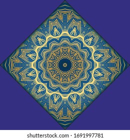 Ethnic Mandala ornament. Templates with mandalas. illustration for congratulation or invitation. Vector