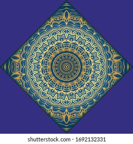 Ethnic Mandala ornament. Templates with mandalas. illustration for congratulation or invitation. Vector
