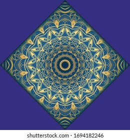 Ethnic Mandala ornament. Templates with mandalas. illustration for congratulation or invitation. Vector