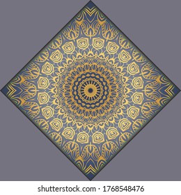 Ethnic Mandala ornament. Templates with mandalas. illustration for congratulation or invitation. Vector