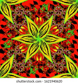 Ethnic Mandala ornament. Vector Henna tattoo style. Can be used for textile, greeting card, coloring book, phone case print. Indian floral paisley medallion pattern.