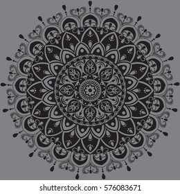Ethnic Mandala ornament. Vintage decorative elements. Oriental pattern, Islam, Arabic, Indian motifs