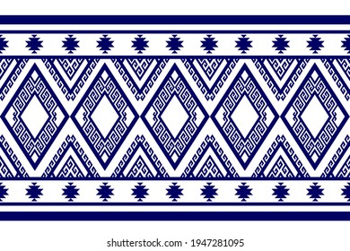 Patrón ininterrumpido de mandala étnica. Decoración textil de almohada. Ikat, Azteca, tela, Étnica, boho, indio, africano, alfombra americana estilo de moda de papel pintado de chevron. 