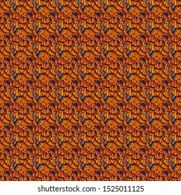Ethnic Mandala towel. Vector Henna style. Border Indian paisley patten. Can be used for greeting business card background, coloring book, backdrop, textile. Seamless ornament print.