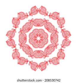 Ethnic mandala. Vector element for your design.Round pattern