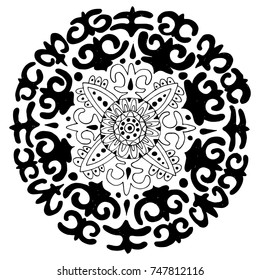 Ethnic mandala vector illustration