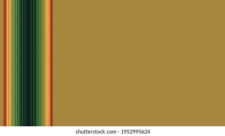 Patrón de manta de la etnia mexicana. Fondo beige. Diseño de serape vectorial. Fondo con espacio de copia para texto. Para banner, volantes, tarjeta de visita, menú de restaurante, fondo web. Decoración de Cinco de Mayo.