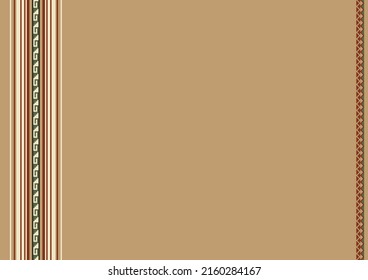 Ethnic mexican pattern. Vector background with copy space for text. For banner, business card, restaurant menu, brochure cover. Native american southwestern vector pattern. Serape design.