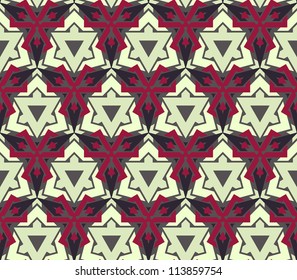 ethnic modern geometric seamless pattern ornament background print design