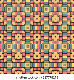ethnic modern geometric seamless pattern ornament background print design