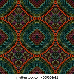 ethnic modern geometric seamless pattern ornament background print design 