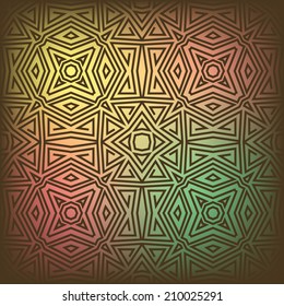 ethnic modern geometric seamless pattern ornament background print design, 