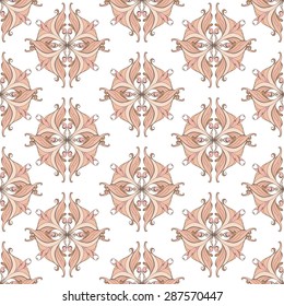 Ethnic modern geometric seamless pattern ornament background print design.