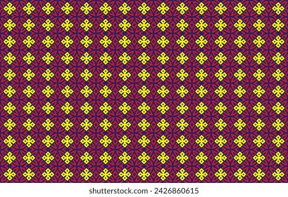 Ethnic monochrome seamless pattern. Background with Aztec geometric patterns. Print with a tribal theme. Fabric from the Navajo people. Abstract wallpaper in a modern style. Illustration in vector for