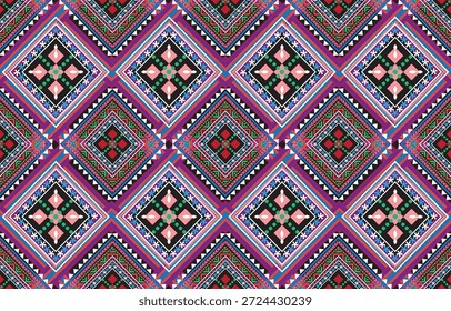 Patrón monocromo étnico sin fisuras. Fondo con patrones geométricos aztecas. Imprimir con un tema tribal. Tela del pueblo navajo. Fondo de pantalla abstracto en un estilo moderno. Ilustración en formato Vector. Diseño textil para papel.