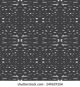 Ethnic monochrome seamless pattern. Hand-drawn background template