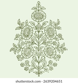ethnic motif illustration vector floral flower leaf embroidery cordone kordon bug line art monoline two color shoulder motif open work hand work fashion design  woman abstract vector mesh