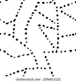 Ethnic motif. Seamless pattern. Circular figures ornament. Spotted wallpaper. Dots image. Spots backdrop. Rounded shapes background. Digital paper, textile print, aboriginal design. Vector abstract