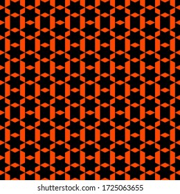 Ethnic motif. Seamless pattern. Stars, rhombuses, trapeziums, figures ornament. Folk wallpaper. Simple background. Geometric backdrop. Digital paper, textile print, web design, abstract