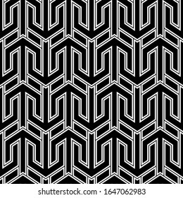 Ethnic motif. Simple ornament. Figures wallpaper.Seamless pattern. Arrows, parallelograms background. Arrow, quadrangular shapes backdrop. Digital paper, textile print, web design, abstract.