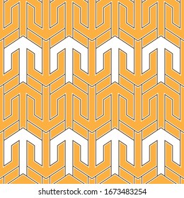 Ethnic motif. Simple ornament. Figures wallpaper.Arrows, parallelograms background.Arrow, quadrangular shapes backdrop.Seamless pattern. Digital paper, textile print, web design, abstract.