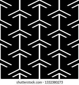 Ethnic motif. Simple ornament. Folk image. Arrow shapes backdrop. Arrows background.Seamless pattern. Figures wallpaper. Simple ornament. Digital paper, textile print, web design, abstract.