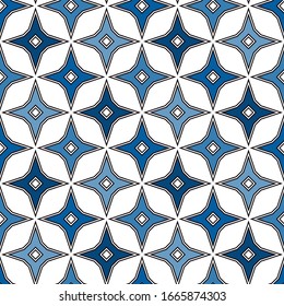 Ethnic motif.Mosaics backdrop. Tribal vector. Stars, rhombuses background. Seamless pattern. Crosses, diamonds ornament. Folk wallpaper. Digital paper, web design, textile print, abstract