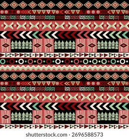 Ethnic motifs design, seamless pattern