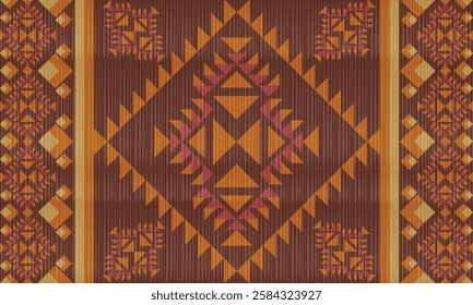 Ethnic motifs, Navajo motifs are suitable for fabrics, decorations, covers, etc	