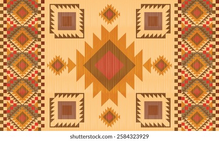 Ethnic motifs, Navajo motifs are suitable for fabrics, decorations, covers, etc	