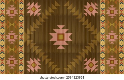 Ethnic motifs, Navajo motifs are suitable for fabrics, decorations, covers, etc	