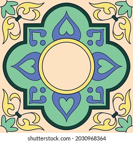Ethnic motive. Seamless pattern element. Vector illustration.