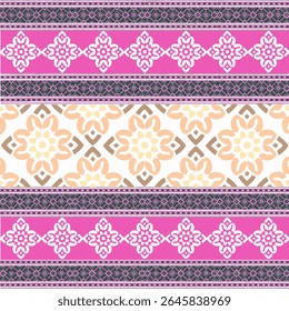 ethnic multicolored abstract pattern in smear style. seamless textile background with vintage art