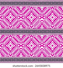 ethnic multicolored abstract pattern in smear style. seamless textile background with vintage art