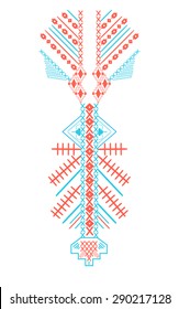 Ethnic Neck Embroidery for fashion and other uses in vector