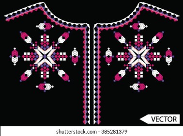 ethnic neck line embroidery designs
