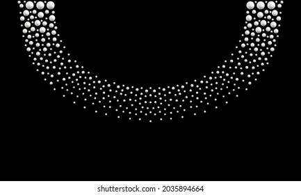 Ethnic Neckline Embroidery for fashion and other uses in vector