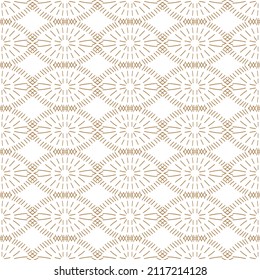 Ethnic oriental geometric seamless patterns. Vector illustraion. Home decor, fabric, wallpaper.