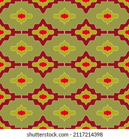 Ethnic oriental geometric seamless patterns. Vector illustraion. Home decor, fabric, wallpaper.