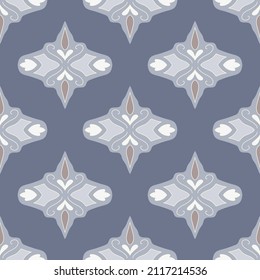 Ethnic oriental geometric seamless patterns. Vector illustraion. Home decor, fabric, wallpaper.