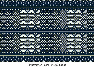 Ethnic oriental ikat pattern traditional. Patterns design for fabric,wallpaper,background,wall,tile,carpet,wrapping,clothing,batik,Abstract geometric ethnic pattern