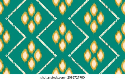 Ethnic oriental seamless pattern traditional Design for background,carpet,wallpaper,clothing,wrapping,Batik,fabric,Vector illustration.embroidery style.
